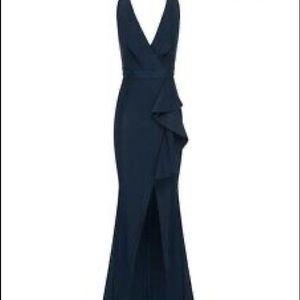 Bn Sheike Maroon Formal Maxi Dress 